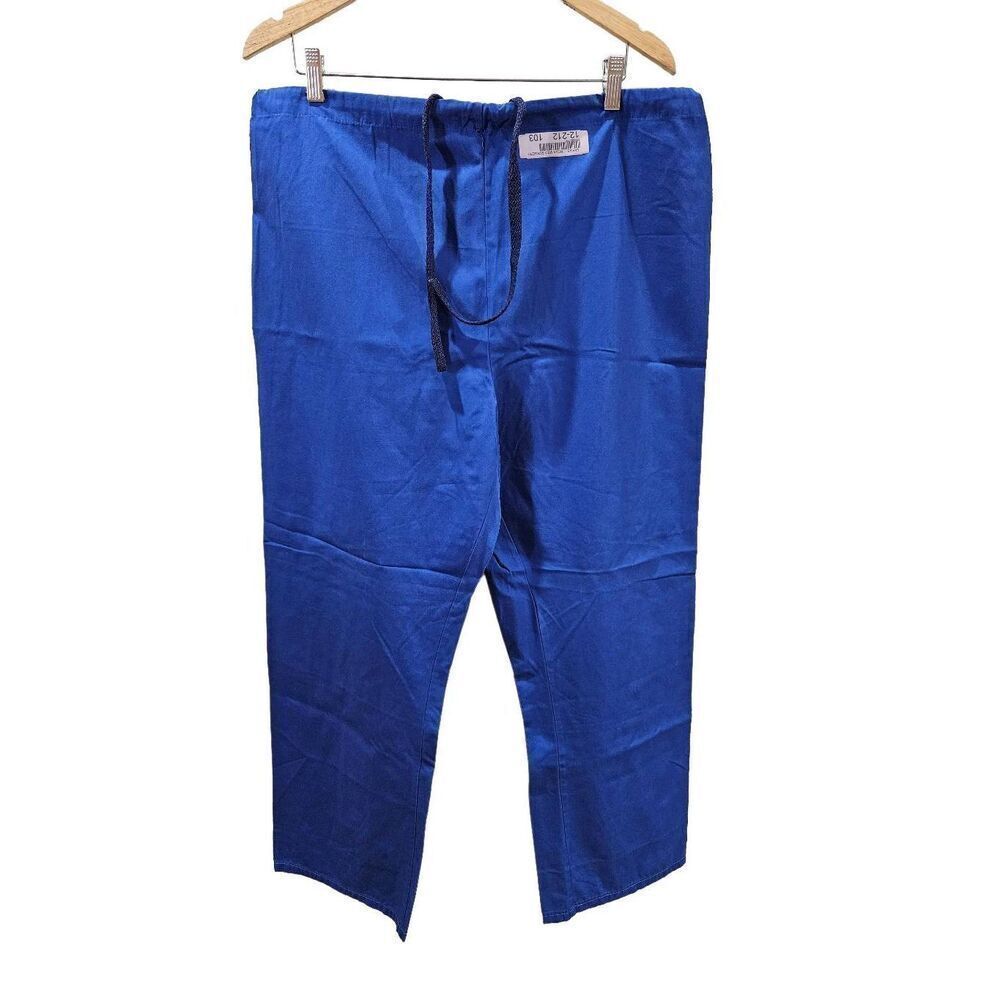 Fashion Seal L scrub pants blue